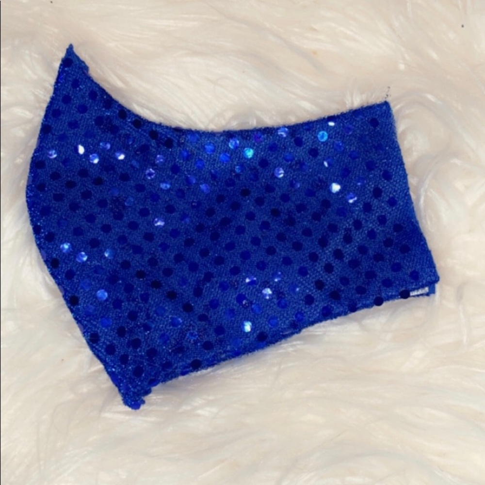 Royal Blue Custom Made Face Mask - Picture 2 of 4